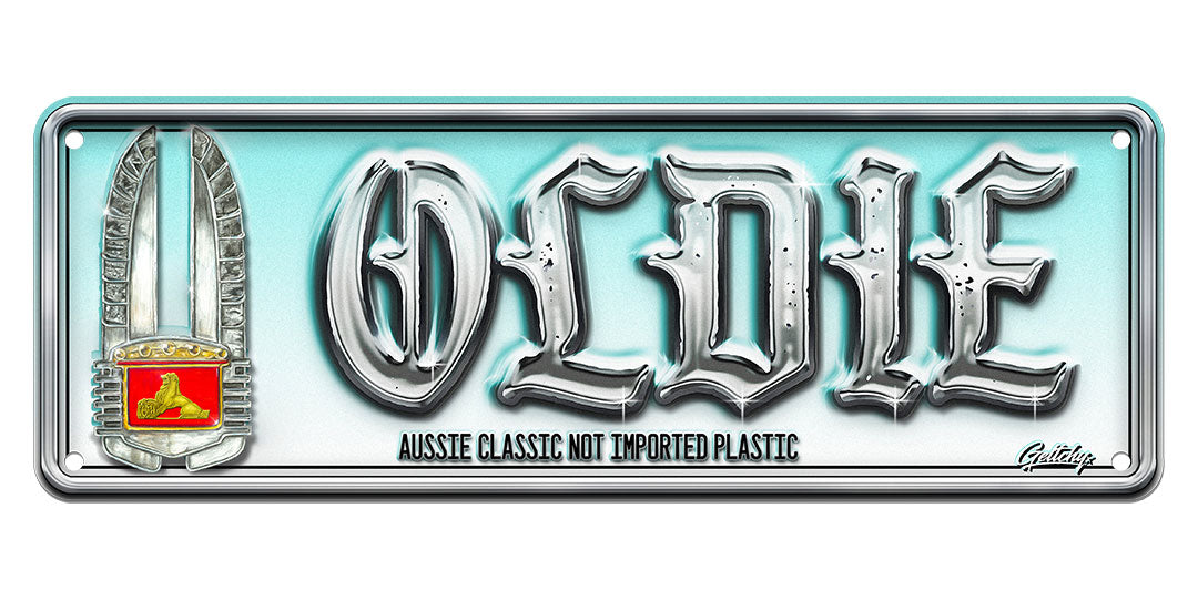 Geltchy | 48-215 (FX) Holden OLDIE Novelty Aussie Number Plate Man Cave Sign License Plate