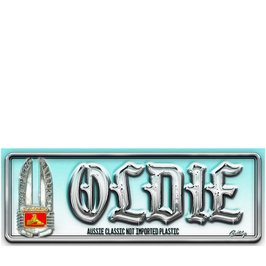 Geltchy | 48-215 OLDIE Novelty Aussie Number Plate Man Cave Sign