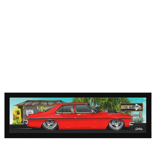 Geltchy | Vince's HOLDEN HZ Kingswood SL Flamenco Red Auto Art Man Cave Bar Runner Mat
