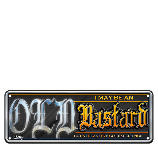Geltchy | Old Bastard Man Cave Novelty Aussie Number Plate