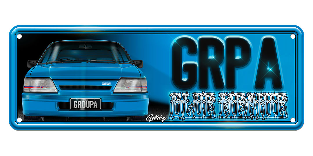 Geltchy | VK SS Group A Aussie Number Plate Man Cave Sign