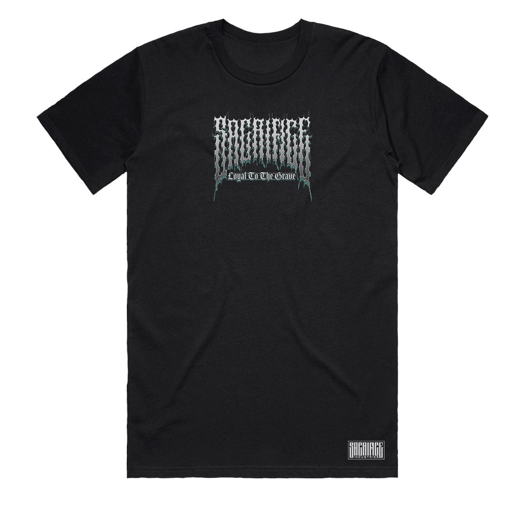 HQ Holden Premier t-shirt front view, men’s black heavyweight tee