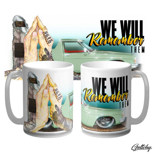 REMEMBER Holden Ute ANZAC Large Coffee Mugs