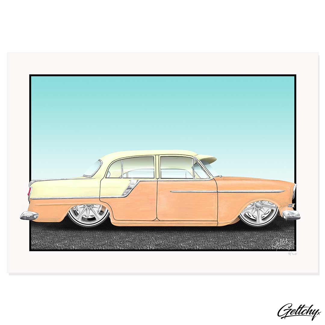 Geltchy | TASTY FC Holden Special Street Machine Best Man Cave Illustrated Auto Art Print