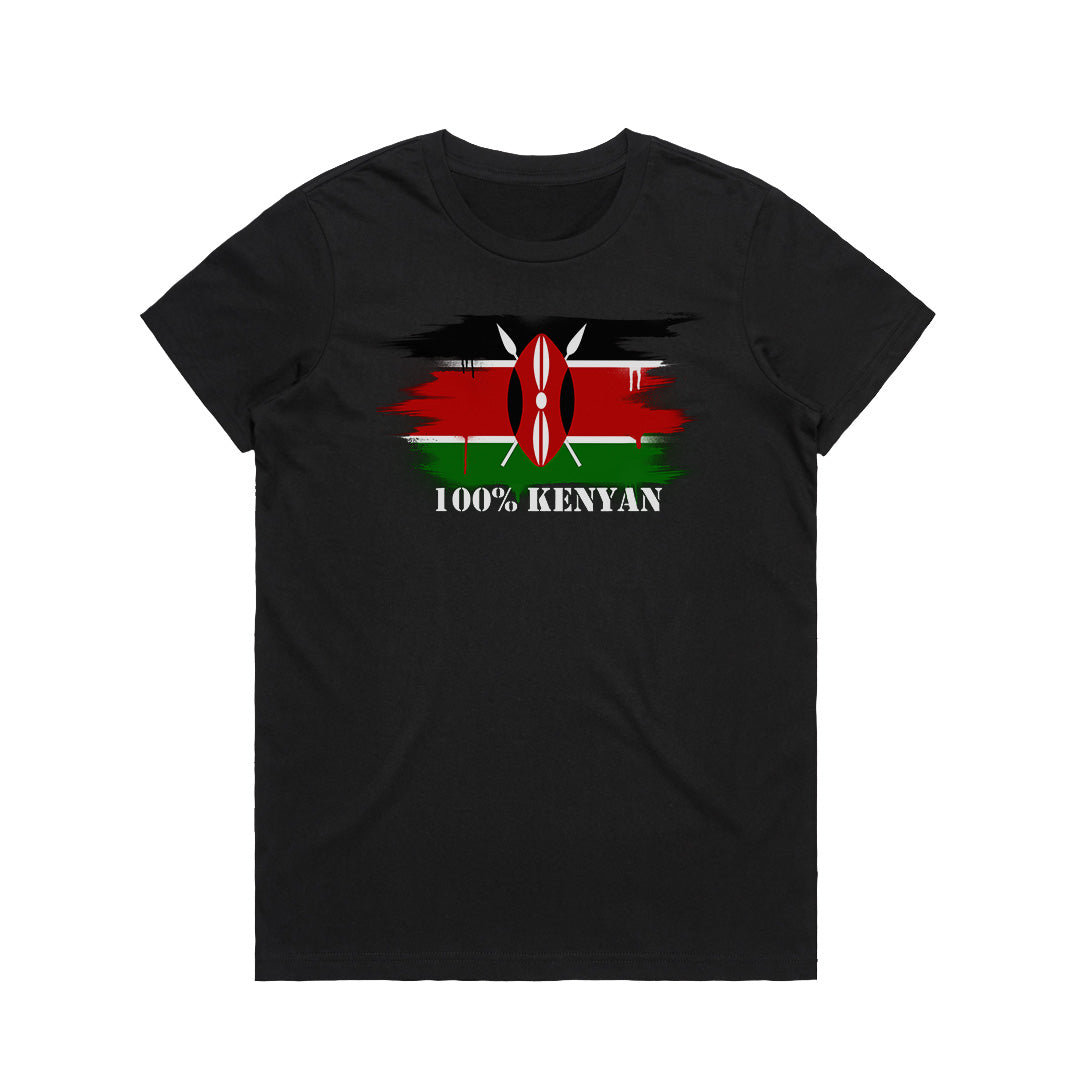 Chogelicious | 100% Kenyan Black Women's T-Shirt