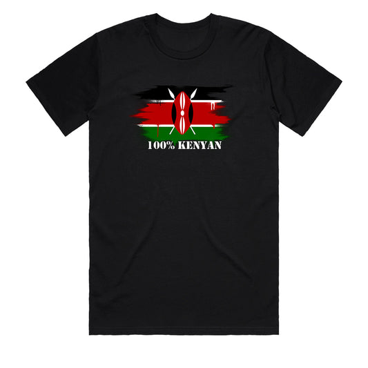 Chogelicious | 100% KENYAN Mens Black T-Shirt