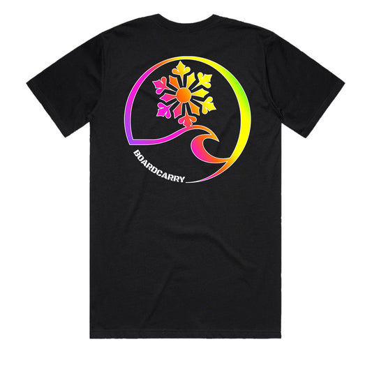 Geltchy | Boardcarry Mens Black Spectrum T-Shirt