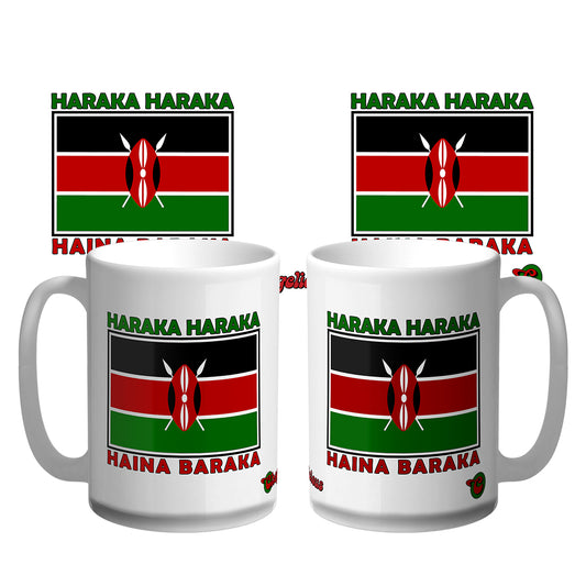 Chogelicious - Haraka Haraka Haina Baraka Kenya Africa Large 15oz Coffee Mug