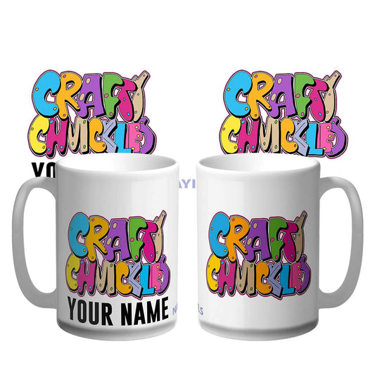 Crafty Chuckles Your Name 15oz Coffee Mug