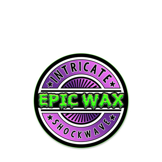 Geltchy | EPIC WAX - Intricate Shockwave Round UV Sticker