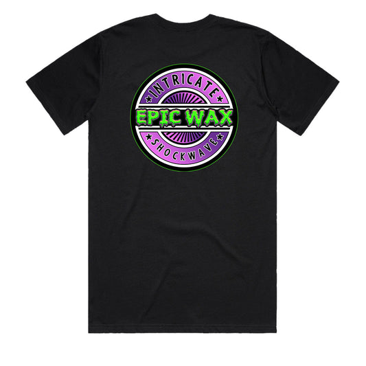 Geltchy | EPIC WAX Intricate Shockwave Black Mens T-Shirt