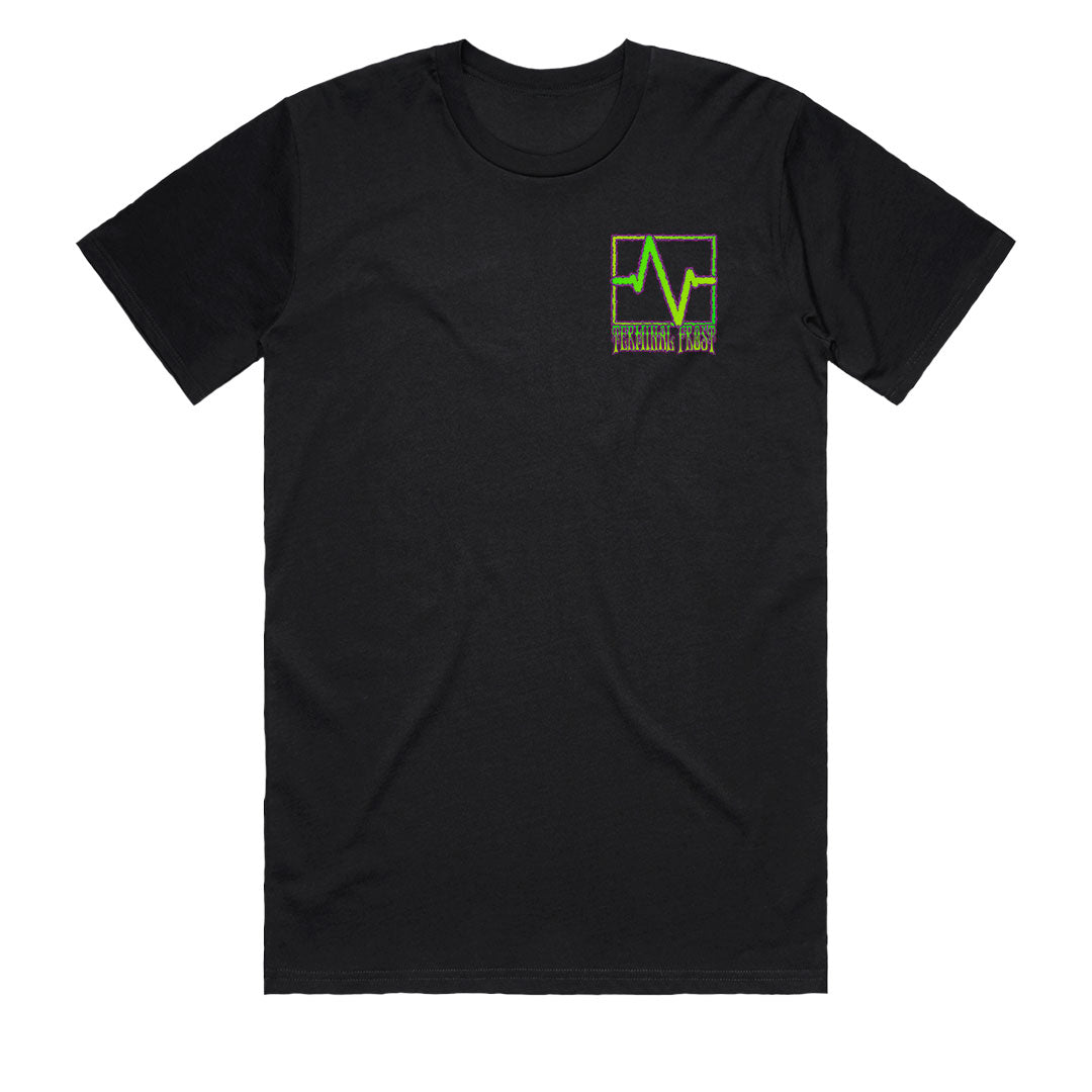 GREEN JELLY - Black Men’s Terminal Frost T-Shirt