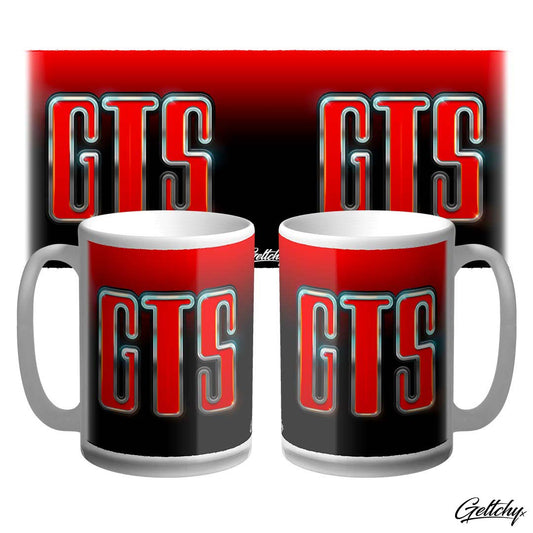 Geltchy | 1974 GTS HOLDEN Street Machine Badge Aussie Muscle Car Enthusiast Collectors 15oz Large Coffee Mug