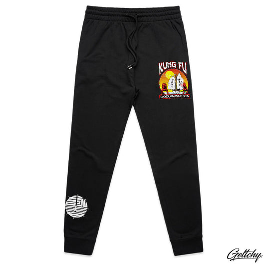 Geltchy | Coolum Wing Chun Men's Black Regular Fit Kung Fu Premium Track Pants Designed for ultimate comfort and style