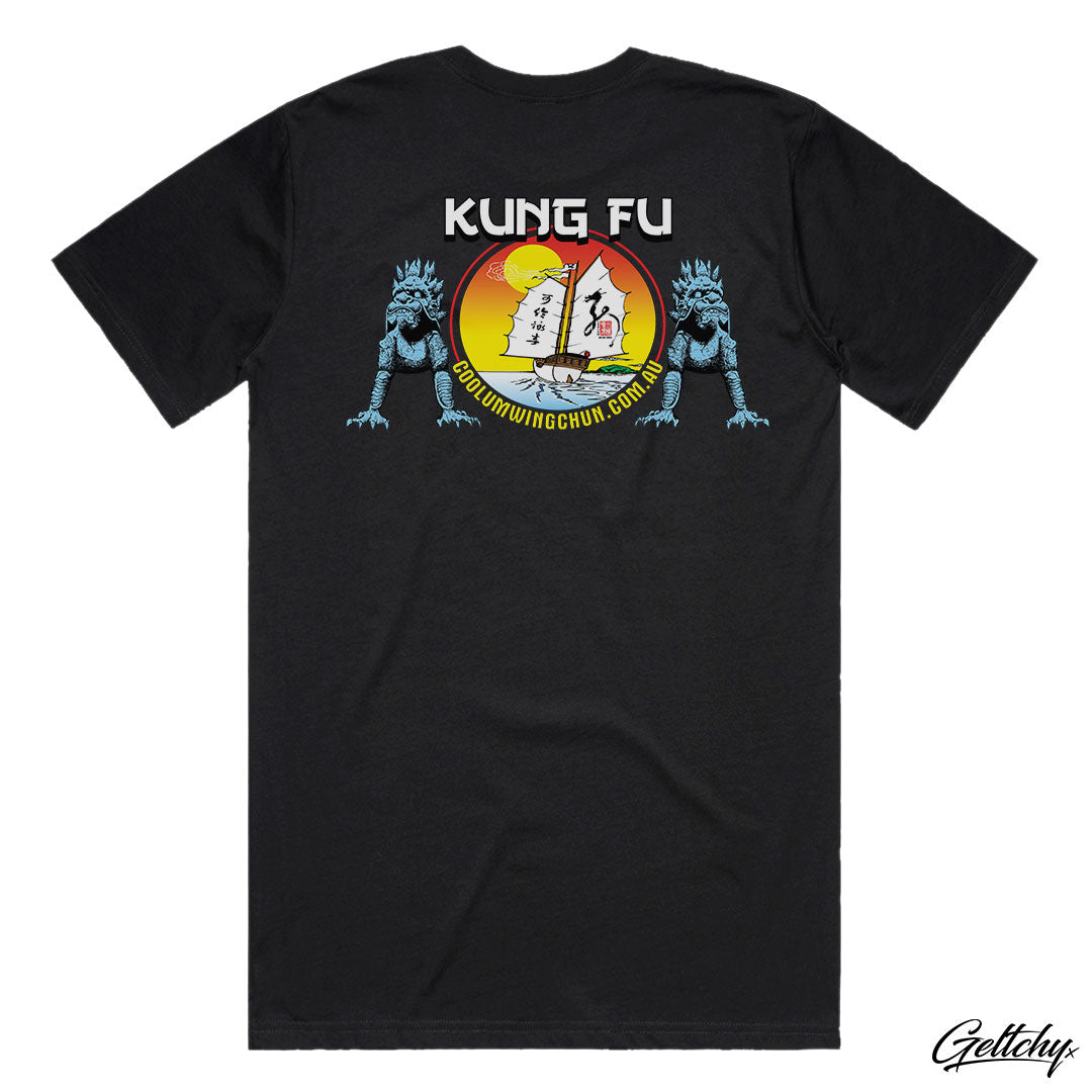 Geltchy | Coolum Wing Chun Kids Black Regular Fit Kung Fu T-Shirt
