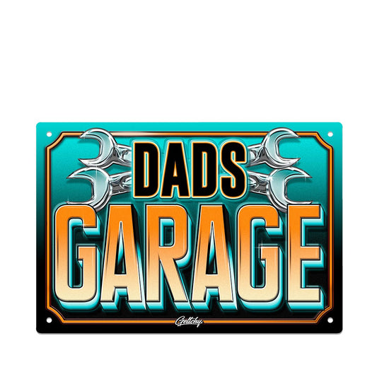 Geltchy | DADS GARAGE Hot Rod Art Unique Australian Man Cave Aluminium Tin Sign