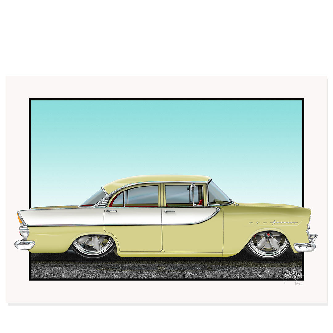 Geltchy | FB HOLDEN Special Slammed Street Machine Man Cave Art Print