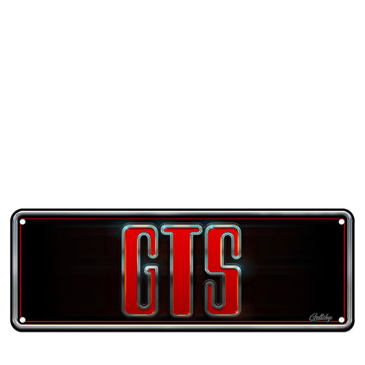 Geltchy | GTS 1974 Badge Novelty Aussie Number Plate Man Cave Sign