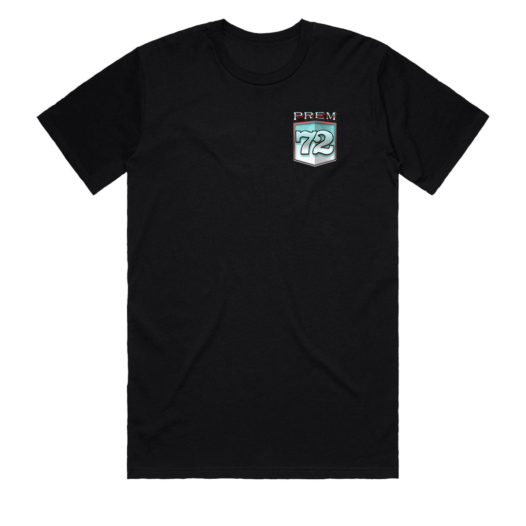 Geltchy | PREM 72 Black Mens Holden HQ Premier T-Shirt