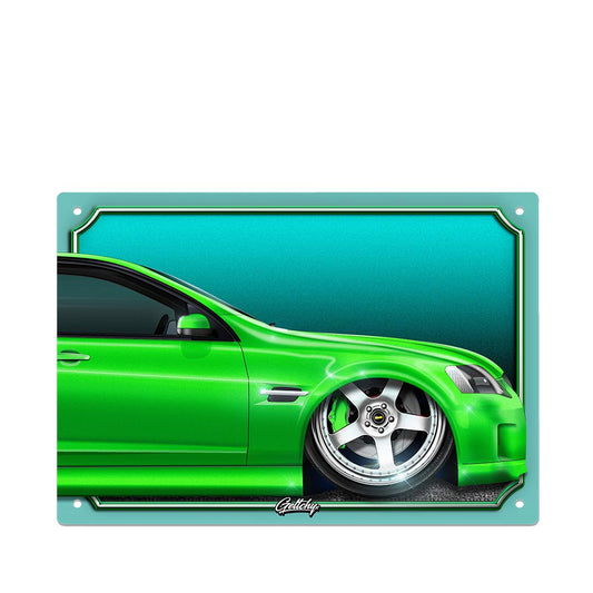 Geltchy | HOLDEN VE Street Machine Green Commodore Auto Art Man Cave Sign