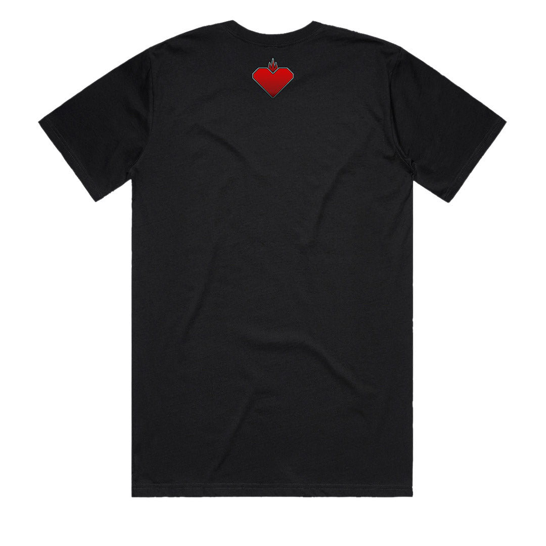 SACRIFICE Industries | HADES Black Men's Flame T-Shirt