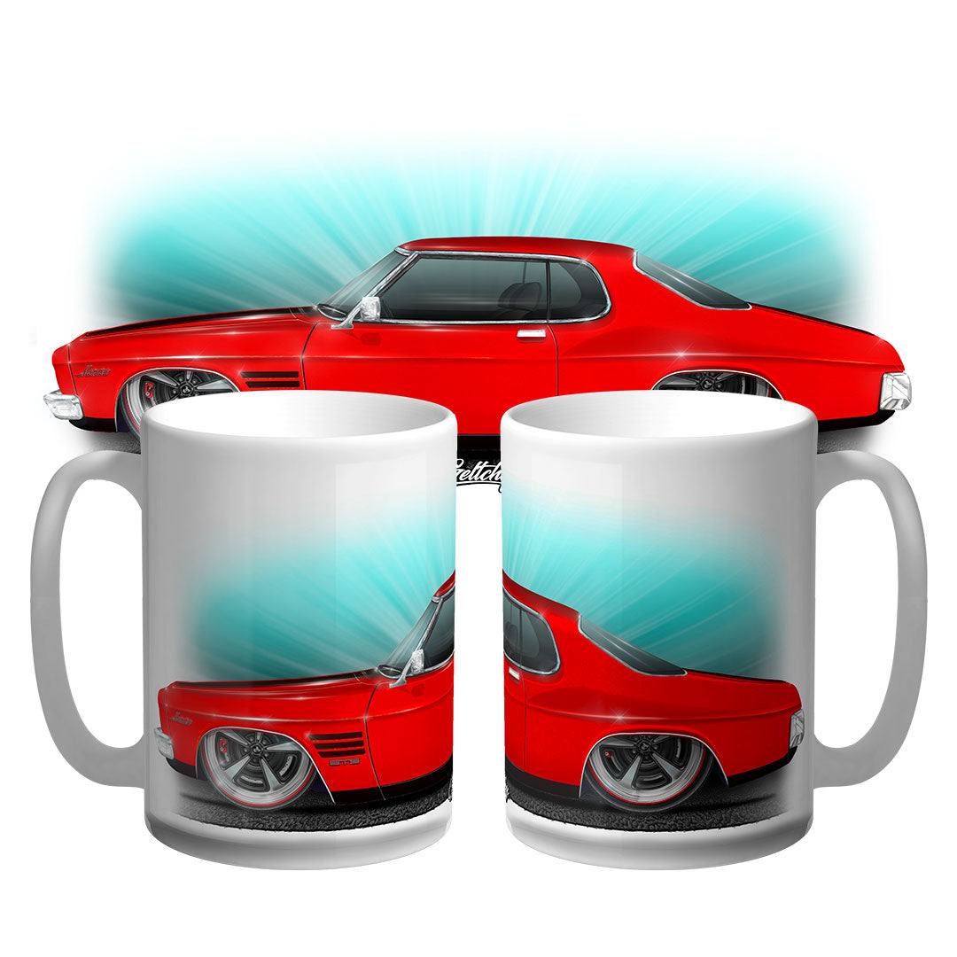 RED HOLDEN HQ GTS Monaro Large Coffee Mug