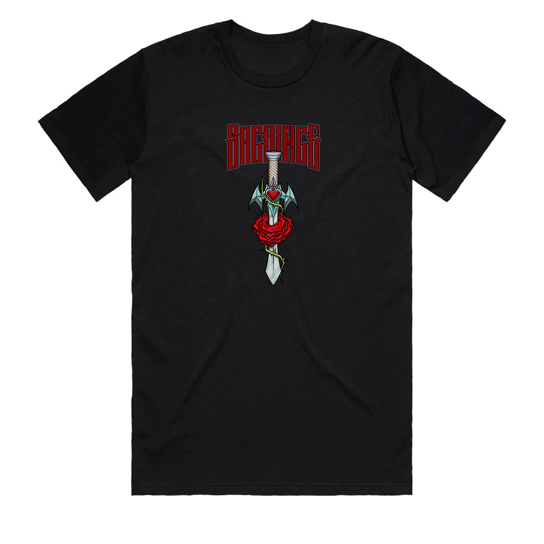 SACRIFICE Industries Clothing | ISAAC Dagger Men's Black Premium T-Shirt 