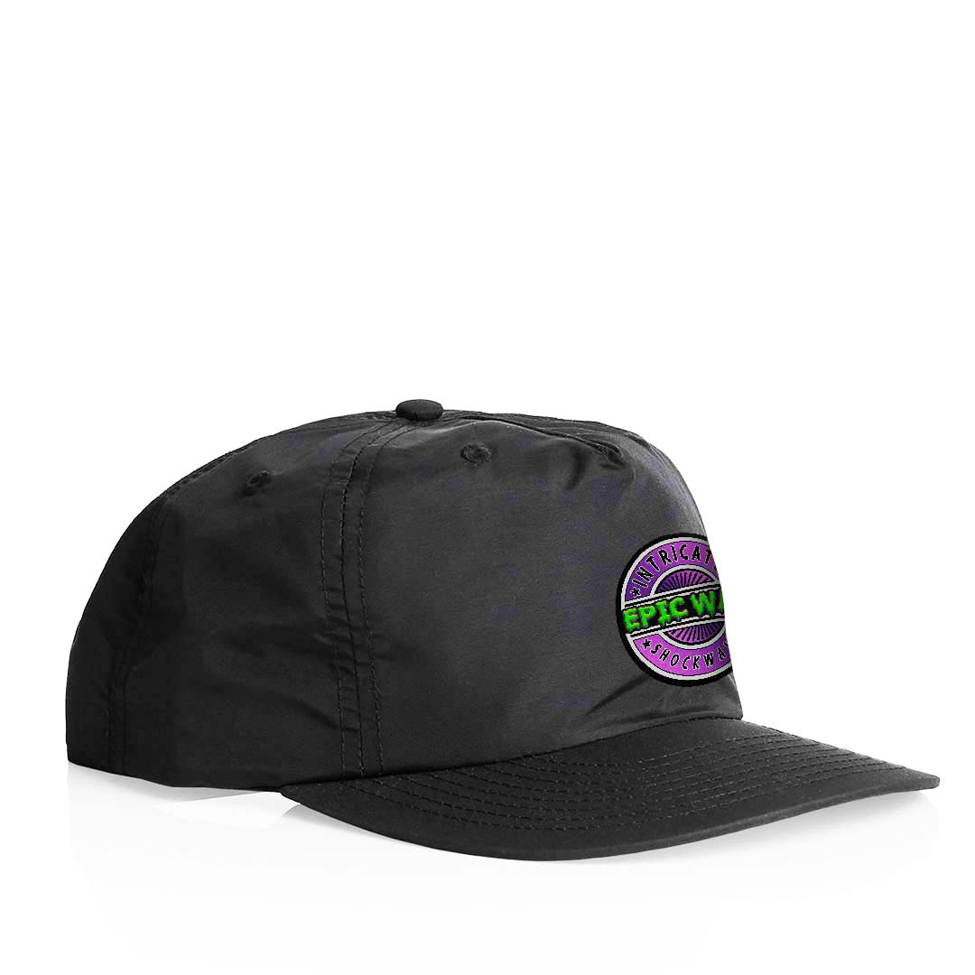 EPIC WAX Mid Profile Quick Dry Snapback Cap by Intricate Shockwave