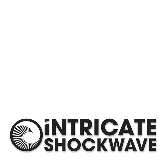 Geltchy | Intricate Shockwave OG Logo UV Sticker - Black