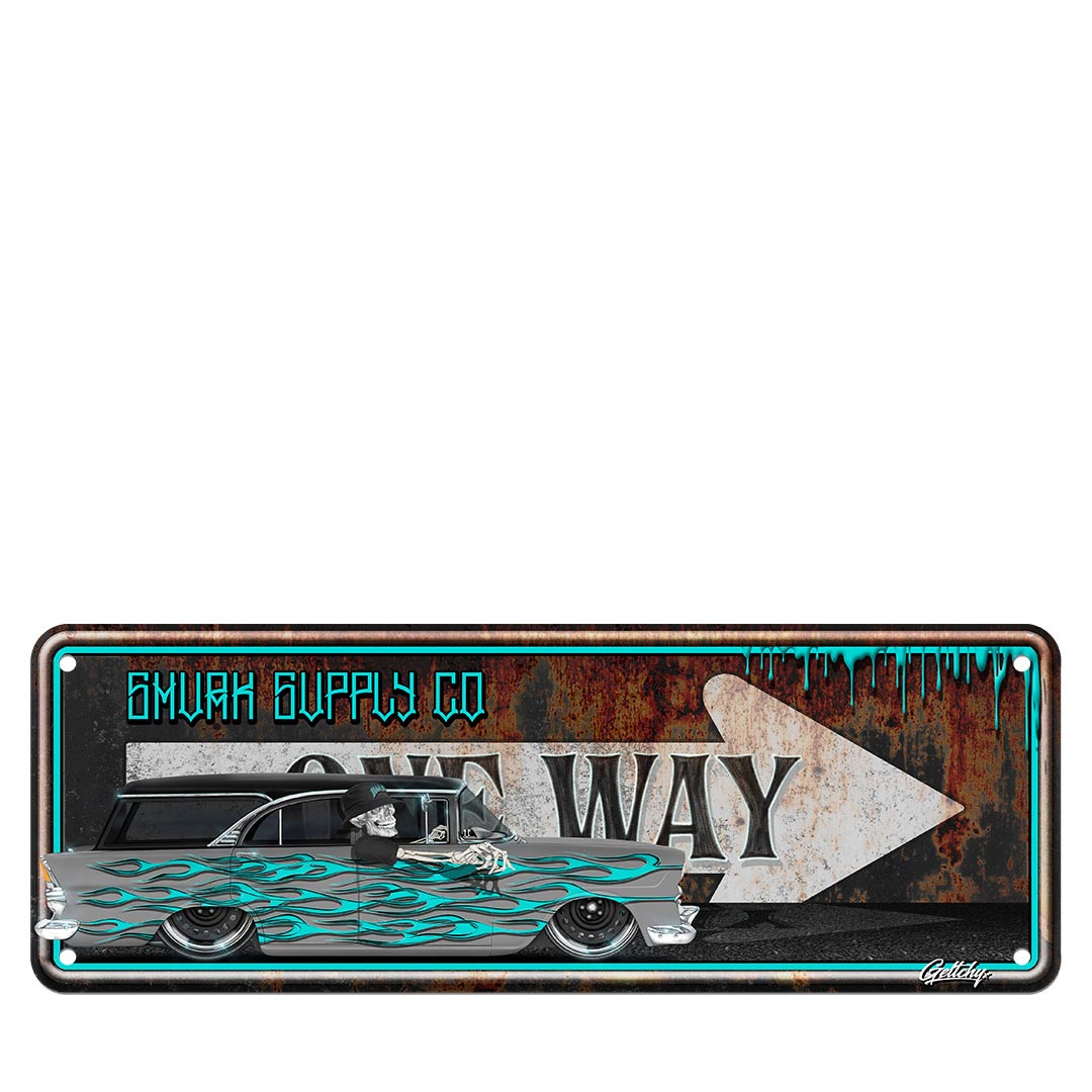 KUSTOM JALOPY Aussie Number Plate Man Cave Sign from SMVRK Supply Co