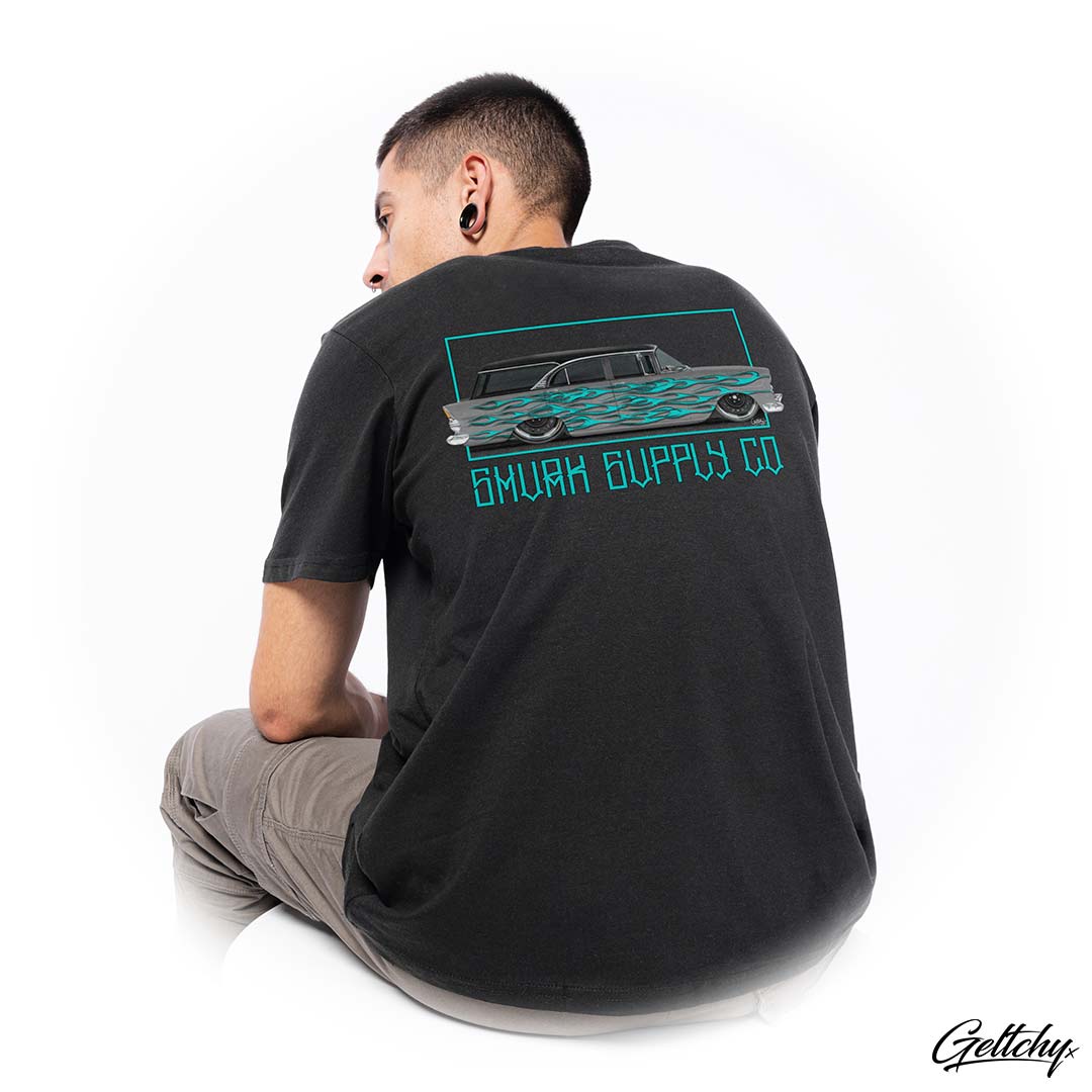 KUSTOM JALOPY Mens Faded T-Shirt by SMVRK Supply Co - Free Shipping Australia Wide