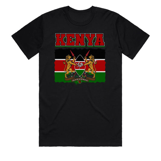 Kenya Pride Mens Black T-Shirt by Chogelicious