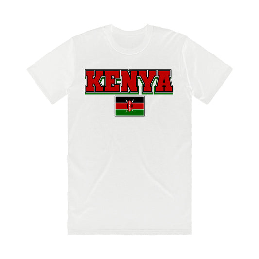 PRIDE Kenya Graphic White Women's T-Shirt by Chogelicious