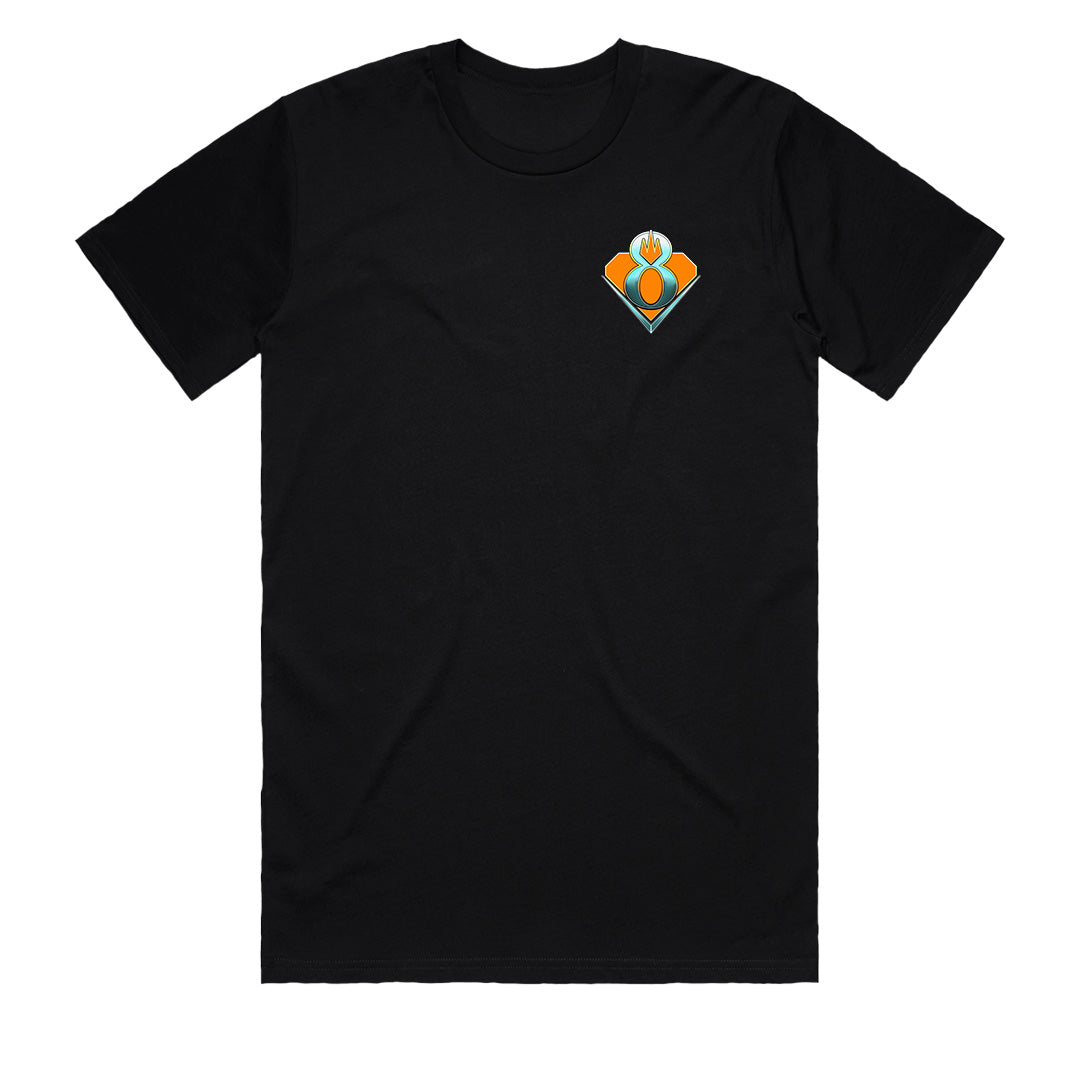 Geltchy | BURNOUT HQ Holden GTS Black Men's Premium Graphic T-Shirt by SACRIFICE Industries Clothing