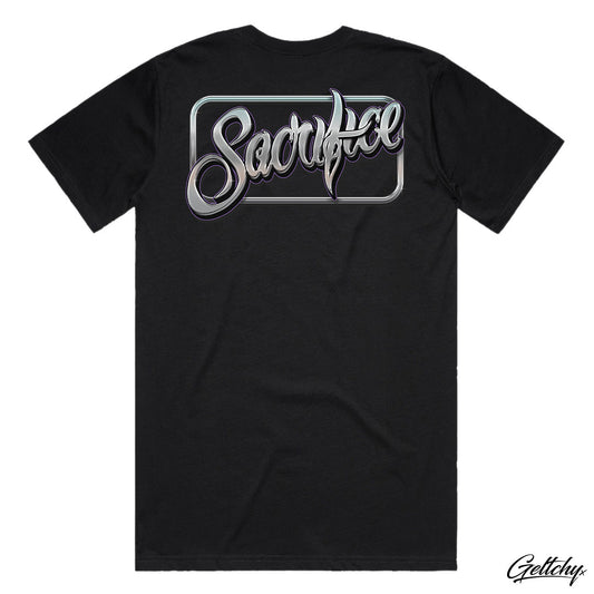 SACRIFICE Industries Deity Mens T-Shirt Black