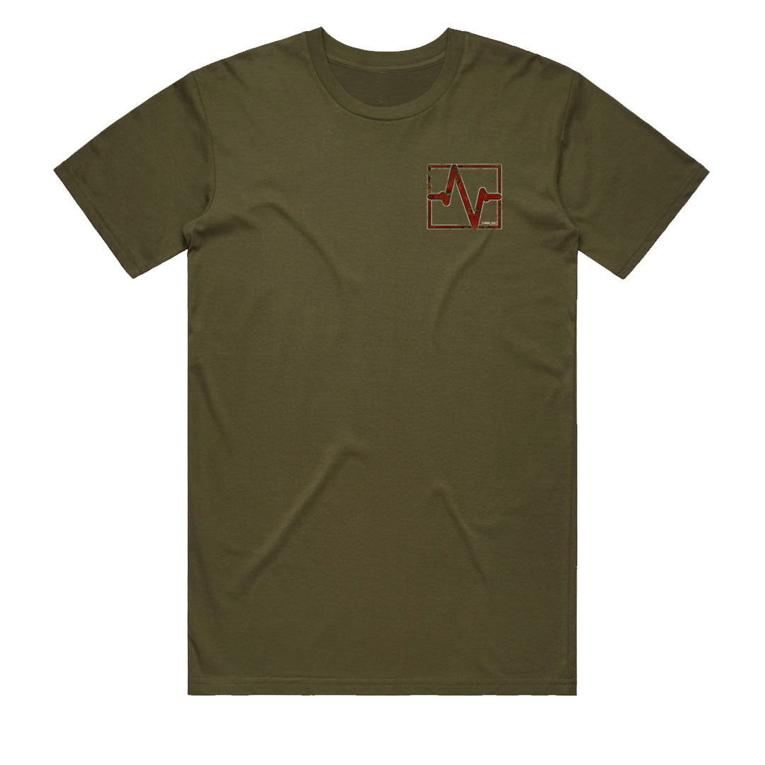 Terminal Frost | SARGE T-Shirt in Army Green