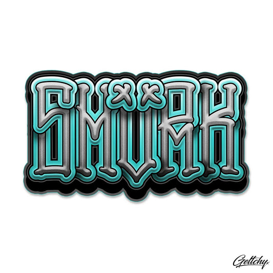 SMVRK Supply Co | Graffiti Letters UV DTF Decal / Stickers – where urban art meets effortless application