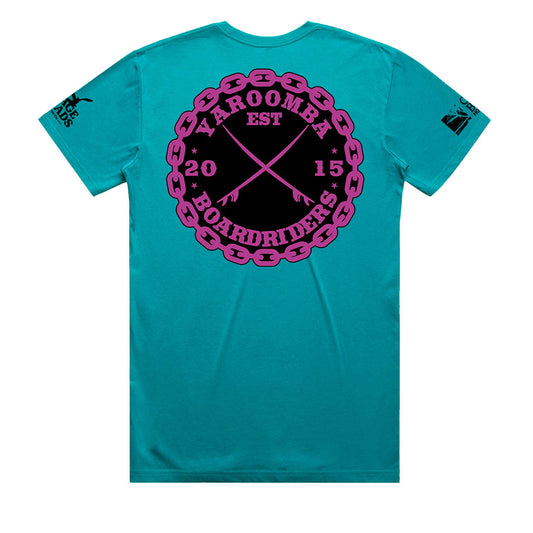 Geltchy | Yaroomba Boardriders OG Members Only 2024 Mens T-Shirt Charlotte Blue