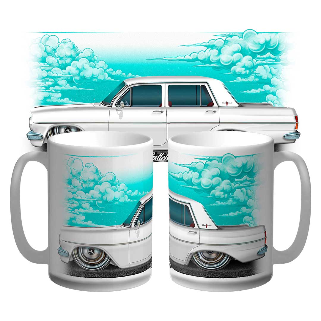 EH Holden Mug Premier 15oz – Hand-illustrated classic car gift, Australian-made