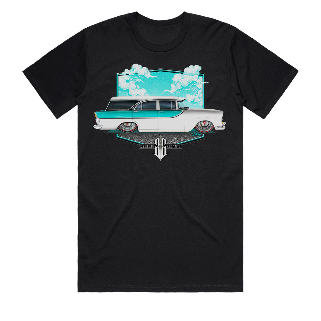 FB Holden t-shirt men’s black Australian made and designed car art front print