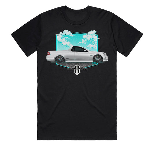 Holden VE Commodore Ute T-Shirt men’s black front chest print