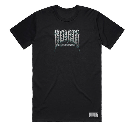 HQ Holden Premier t-shirt front view, men’s black heavyweight tee