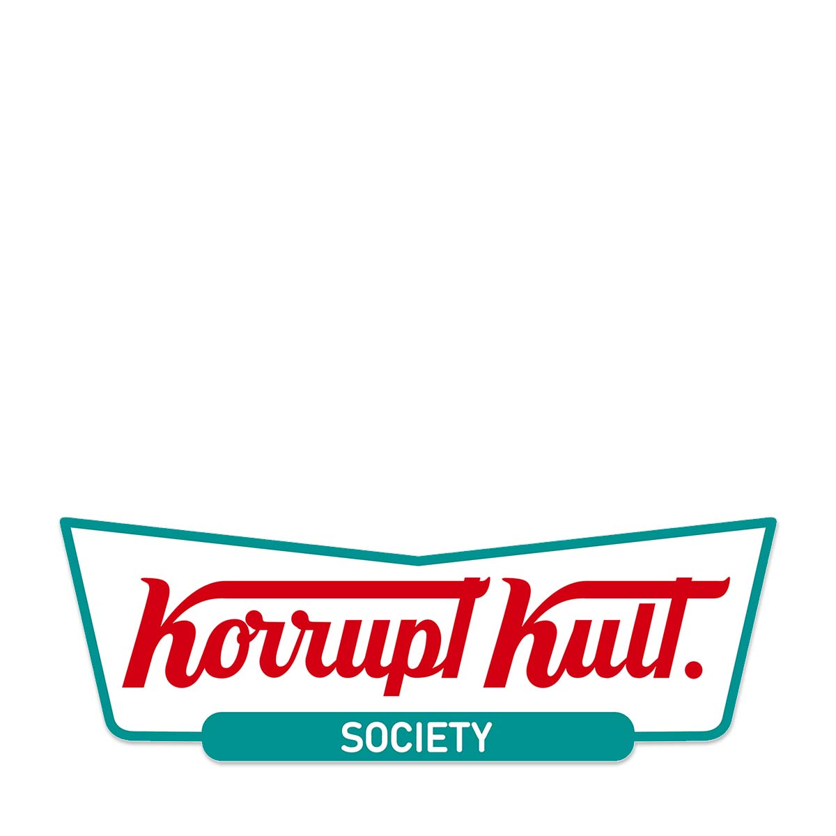 Korrupt kult sticker – Korrupt Kult Society UV DTF parody donut/doughnut logo decal
