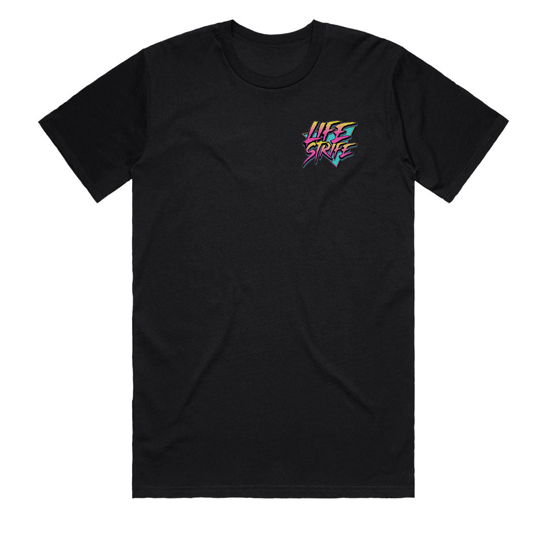 Swearing Humour T-shirt front print, Warning Constantly Dropping F-Bombs men’s graphic tee by Life Strife Australia