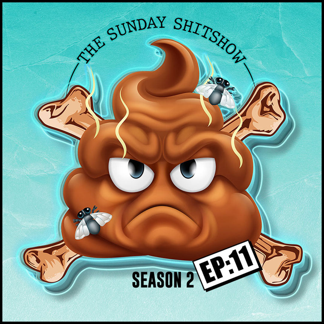 Surfs Up Kate on the Sunday SHITSHOW Season 2 Episode 11 sitting on the lounge with Geltchy and Stewie, talking women’s surfboard reviews, shark bands, Australian surfing, skateboarding, street art, punk and hardcore music, custom cars and Australian street machines.