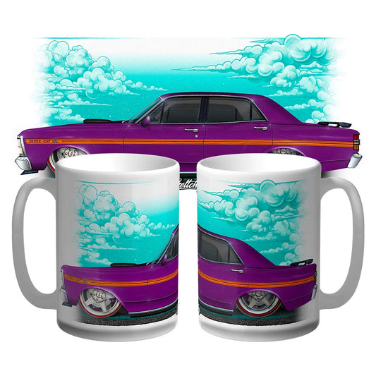 XY Falcon GTHO mug Wild Violet 15oz Australian-made ceramic