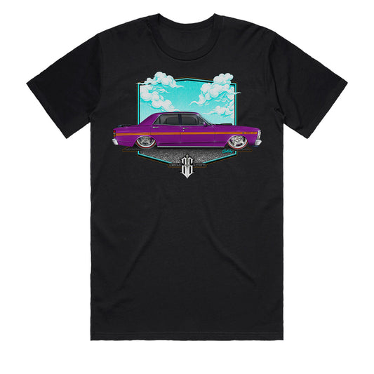 XY GTHO Phase 3 Wild Violet T-Shirt men’s black front view