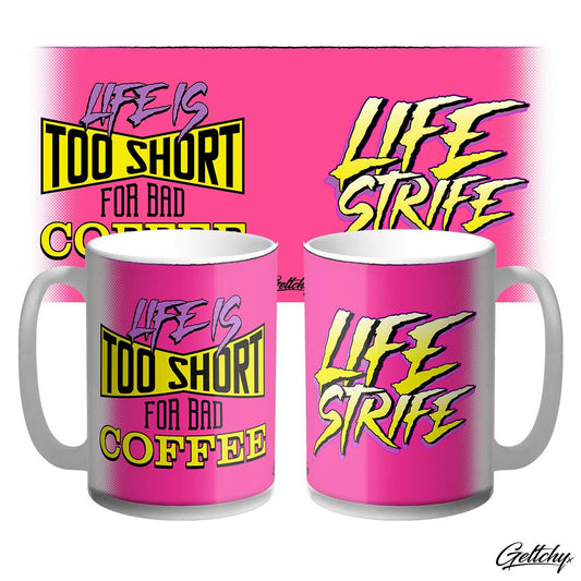 Life is Too Short to Wait For Nails to Dry Funny Coffee Mug