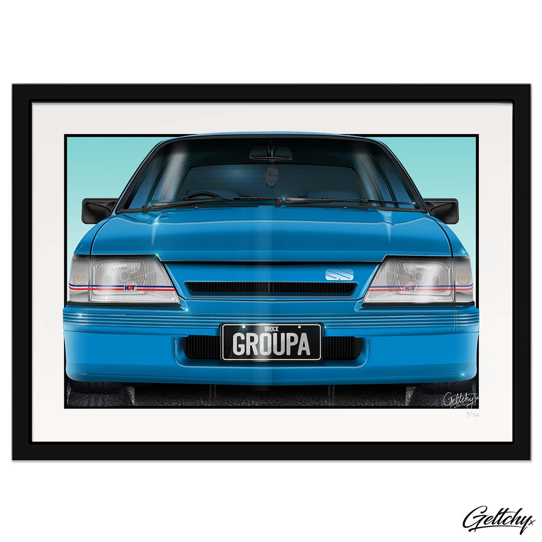 VK HOLDEN COMMODORE GROUP A SS Man Cave Art Print – Geltchy
