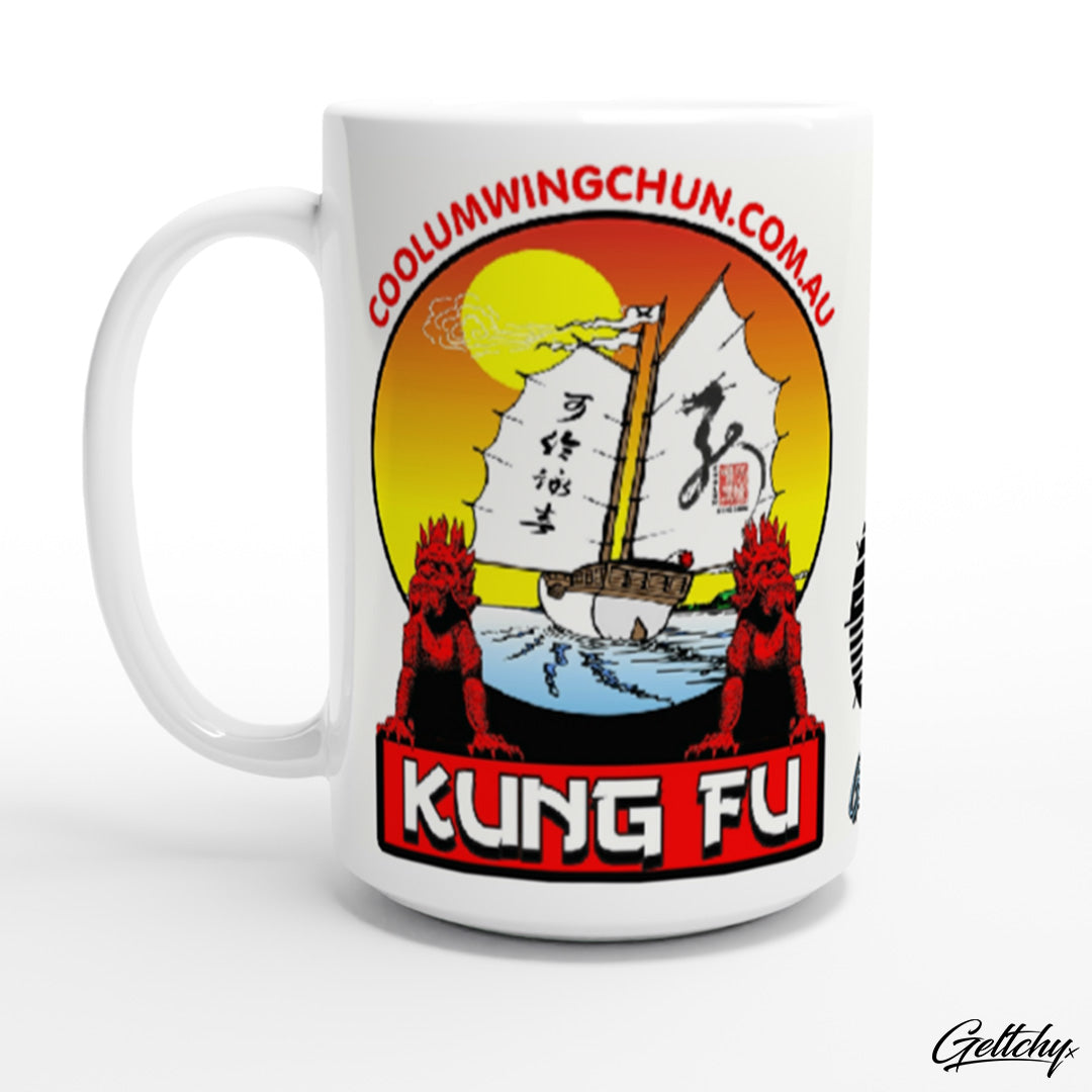 Geltchy | COOLUM WING CHUN Kung Fu Custom Name Australian Made 15oz Premium Coffee Mug Gift